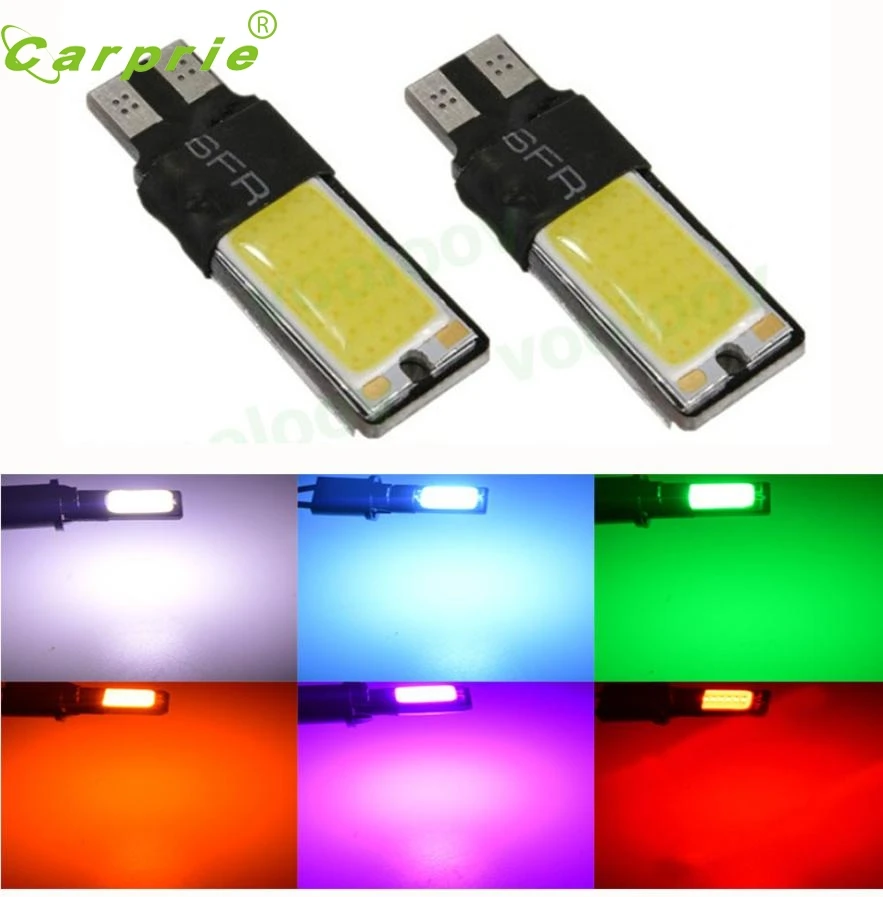 

pretty 2pcs T10 LED 194 168 W5W COB Interior Bulb Light No Error Cars Ap21A