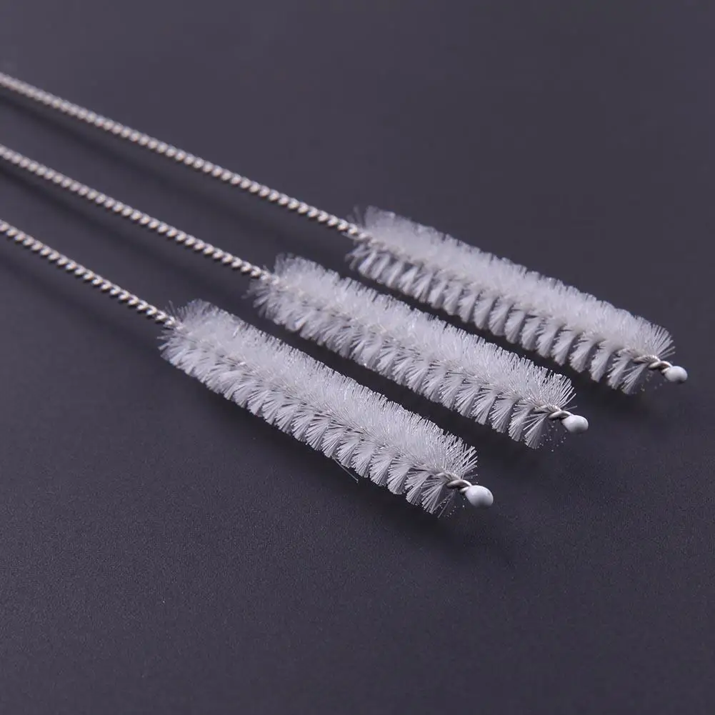 8Pcs Stainless Steel Straw Cleaning Brush Drinking Pipe Cleaners