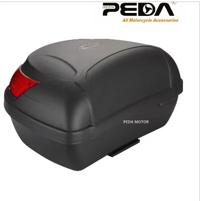 PEDA YM51L-818, мотоциклетный Топ, чехол, не сломанный, ПП, коробка для хвоста, 59,5*44*32 см, чехол для скутера, грузовой Чехол, коробка для переноски, верхний чехол, s коробка для переноски