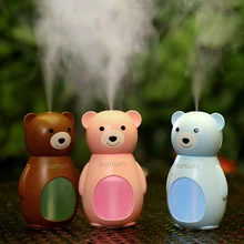 Portable Mini USB Humidifier Ultrasonic 160ml Cool Mist Car Air Purifier for Bedroom Office House Desktop Spa Baby Kids