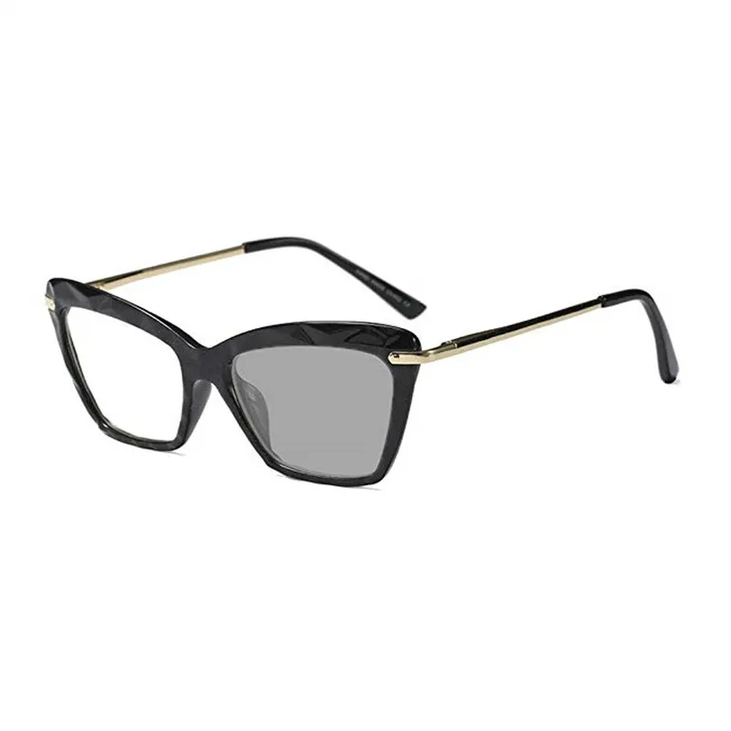 

Fashion Women cat Sun Photochromic Reading glasses Optical Diopter Reading glasses women student Finished Myopia Eyewear FML