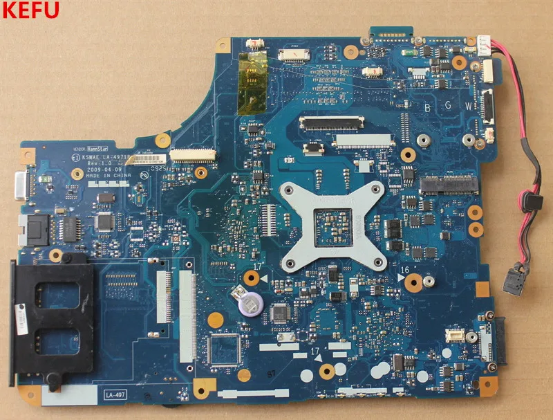 

KEFU K000087420 Motherboard for Toshiba L500D L505D LA-4971P Tested perfect working