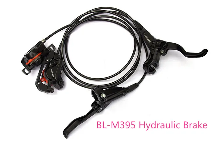 BR-BL-M395 M395 Hydraulic MTB Mountain Bike Bicycle Disc Brake Set Front &amp Rear Calipers Left Right Levers + Bolts | Спорт и