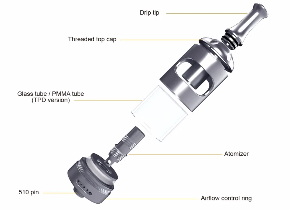 Aspire Nautilus 2s tank 2.6ml2ml Vaporizer Atomizer Top filling Nautilus 2s MTL tank use Nautilus bvc coils vs nautilus 2 tank 01 (6)