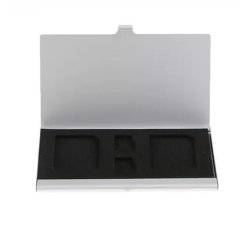 

Durable SD Card Box Gadget TF Memory Card Case Office Mini Storage Box Card Organizer Portable