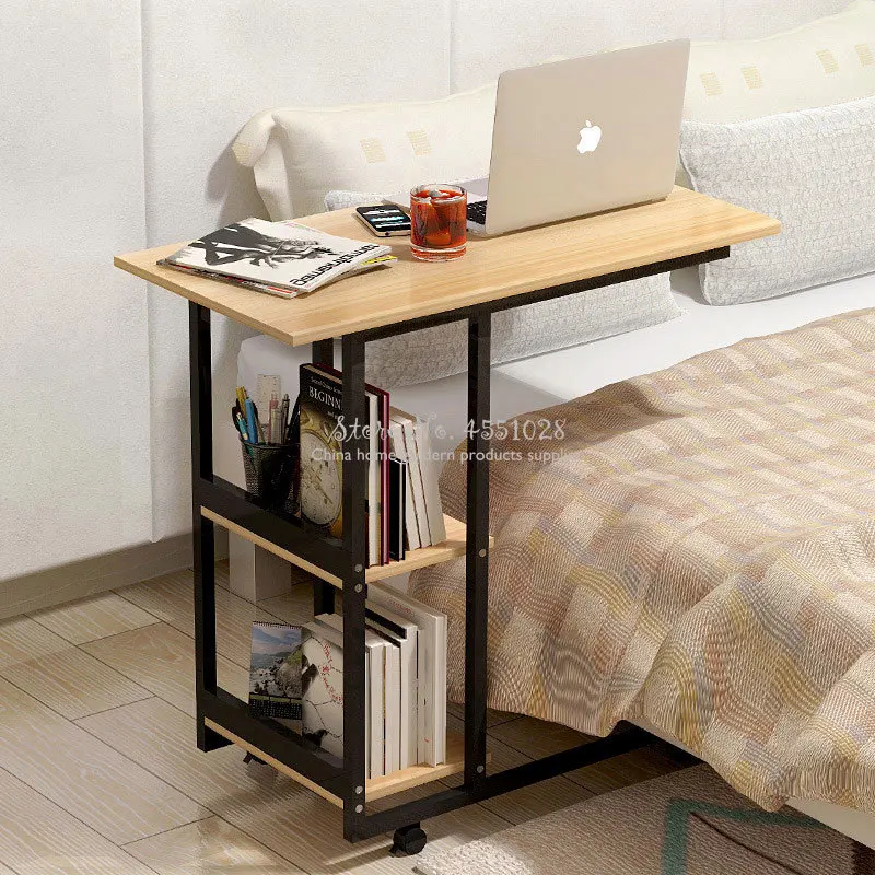 White Desk Notebook Computer Desk Bed Household Folding Mobile