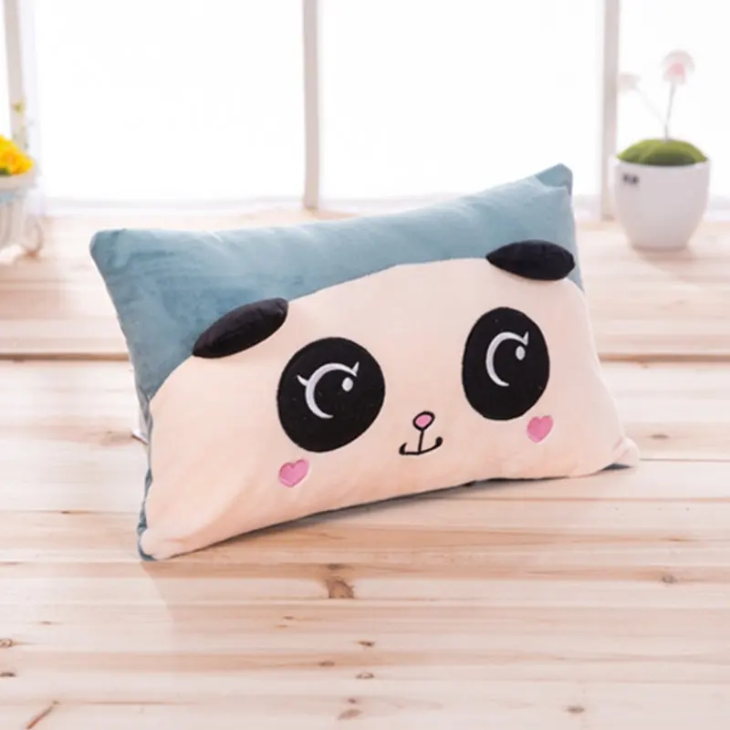 1 шт. 40 см Kawaii плюшевая подушка с набивным рисунком totoro Panda Подушка для дома украшения подарки - Цвет: 3