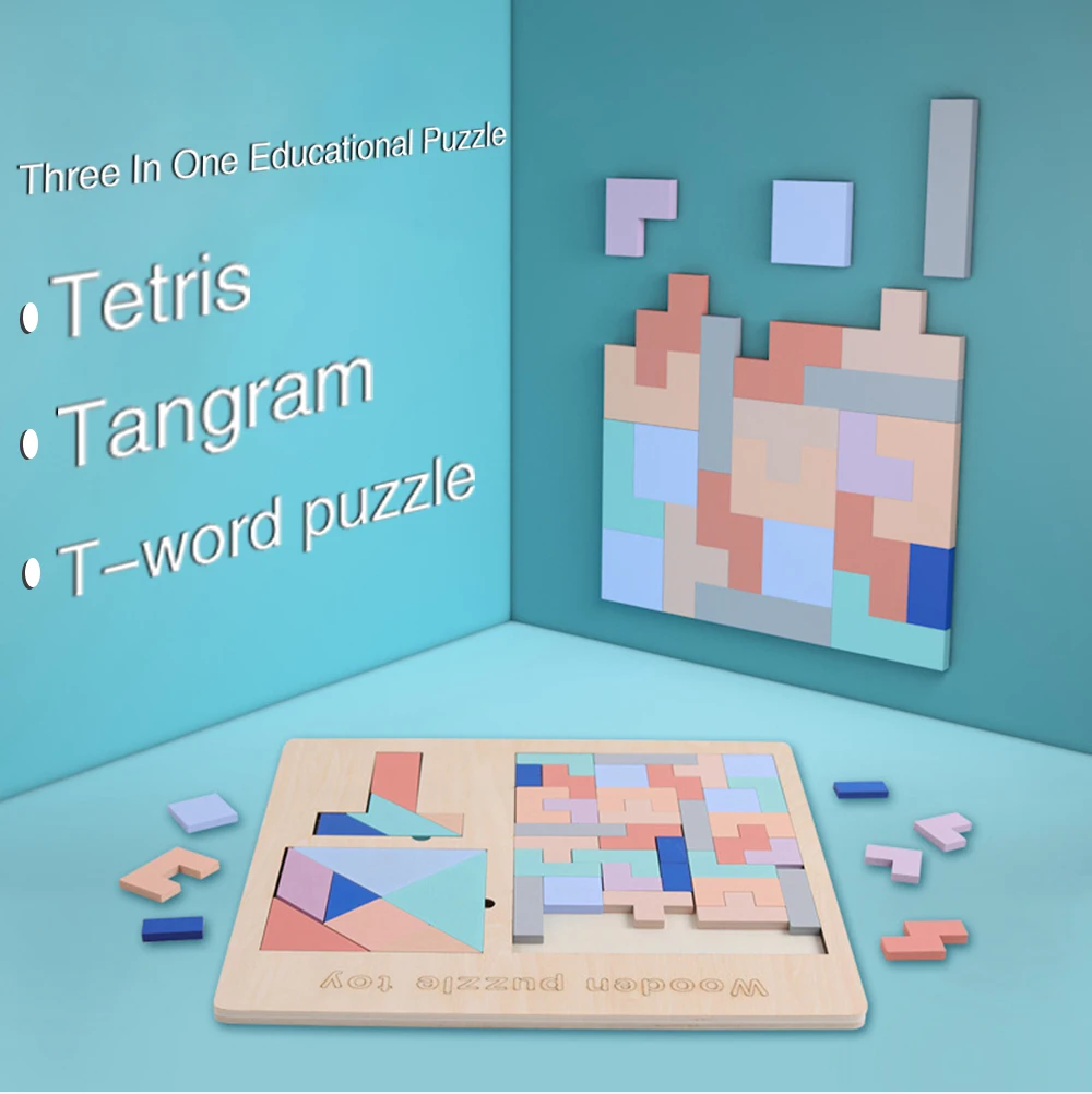 Fulljion Монтессори 3 в 1 математические игрушки 3D головоломка деревянные игрушки для детей обучения Образование сенсорная Математика головоломки лабиринт игры