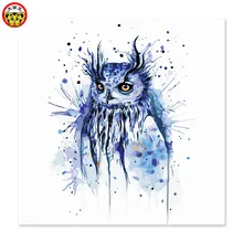 Краски акварельные Сова акриловые краски комплект diy картина маслом по номерам