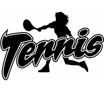 

Tennis Sticker Car Window Sports Decal Muurstickers Name Posters Vinyl Wall Decals Parede Decor Mural Tennis Sticker