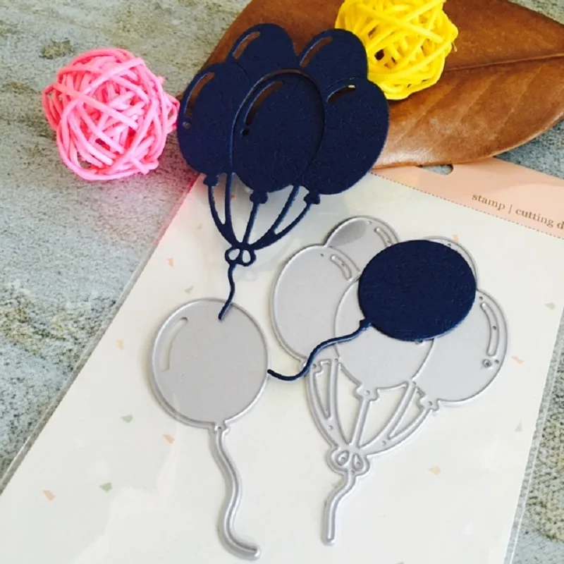 

Metal Cutting Dies Scrapbooking Embossing Stencil Card Die balloon Design For DIY Invitation Album Book Decoration 67x77mm