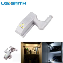 10 шт. Универсальный светодиодный шкаф внутренняя шарнирная лампа шкаф светильник 3 светодиодный s под шкаф светильник Ночной светильник для шкафа кухни