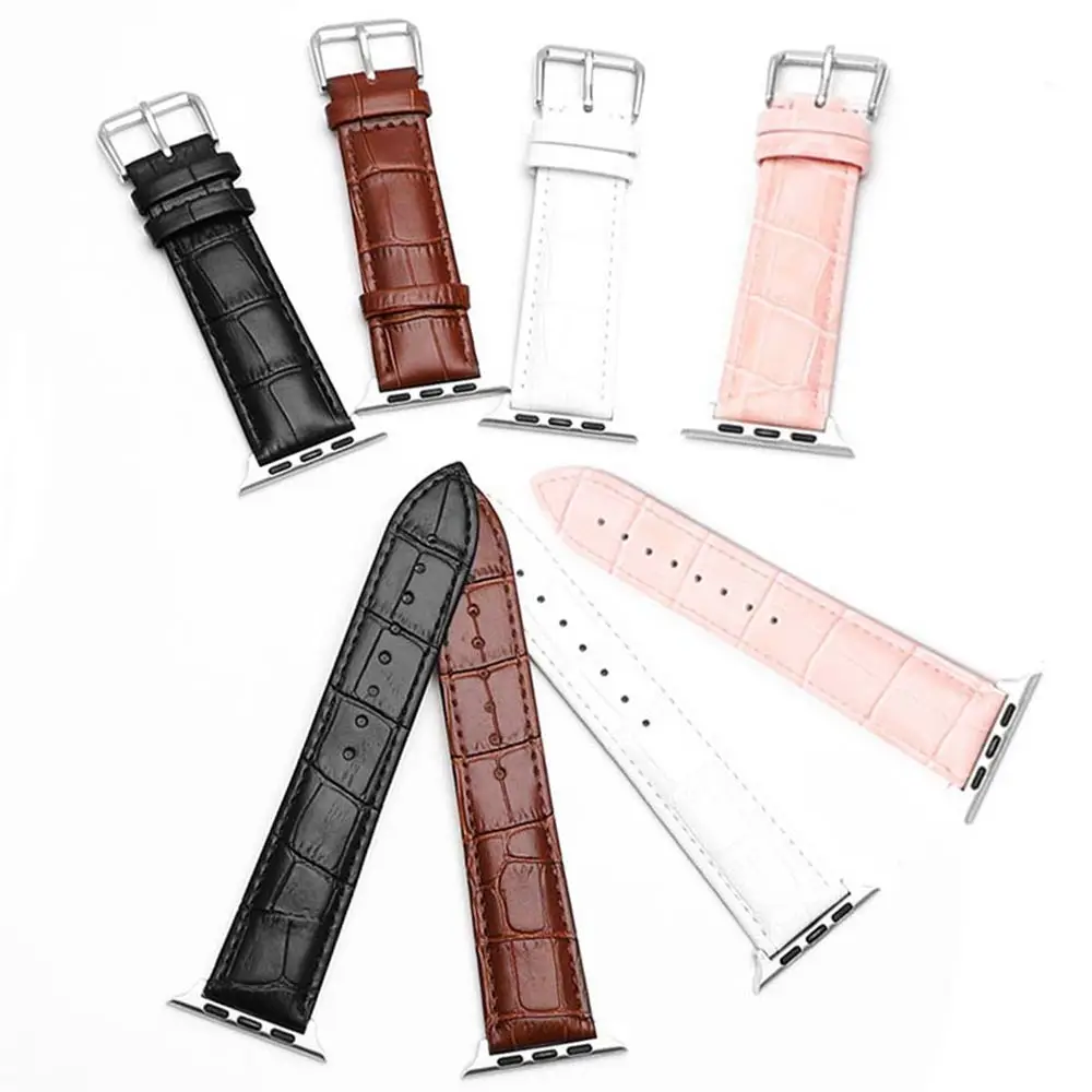 

Bracelet Belt Genuine Leather Band for Apple Watch 42MM 38MM 44MM 40MM Replacement Strap for iWatch 4 3 2 1 Wristband
