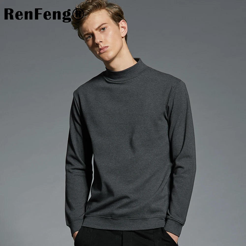 underwear turtle Neck slim men long sleeve t-shirt base shirt warm turtleneck thermal undershirt men's autumn spring Top shirts (6)