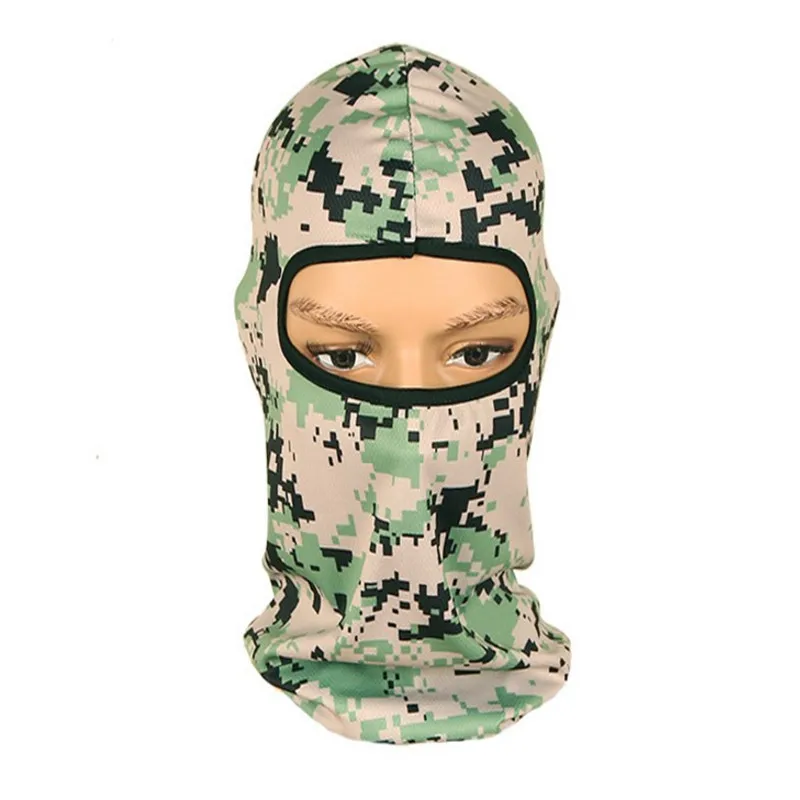 Военная камуфляжная Ветрозащитная маска, маска для защиты шеи, головной убор ниндзя, тактические Защитные маски для езды на велосипеде