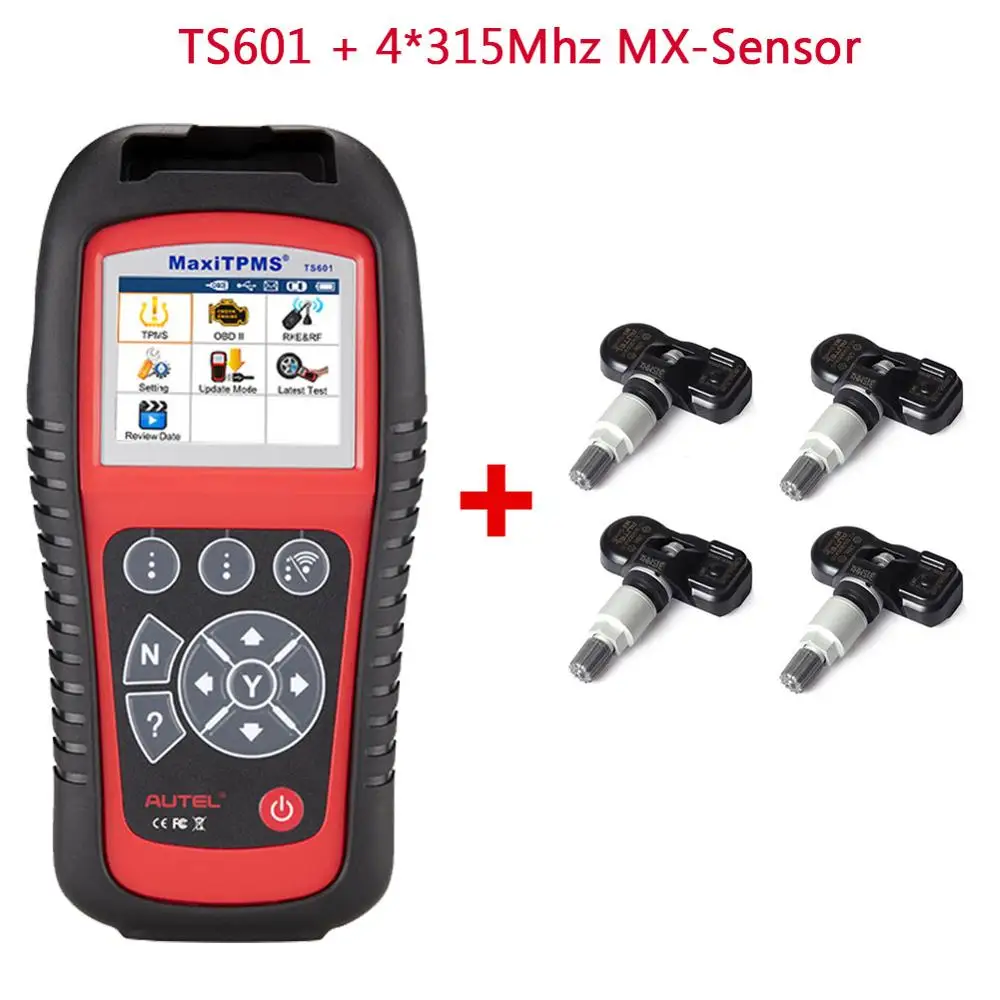 AUTEL MaxiTPMS TS601 TPMS активатор давления в шинах полный TPMS инструмент для программирования активации система мониторинга шин сканер Инструменты - Цвет: with 315mhz