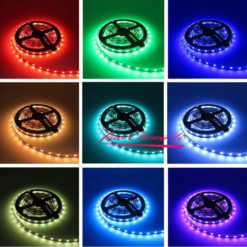 Светодиодная лента 5 10 м 5050 RGB + Wi Fi контроллер через приложение iPhone Android питание|rgb
