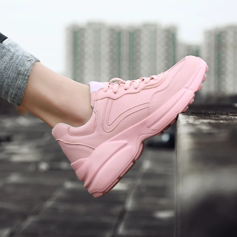 

SURNOM Couple Shoes Tenis Feminino Brand Spring/Autumn Sneakers Shoes PU Leather Women Lady Casual White Shoes Basket Femme