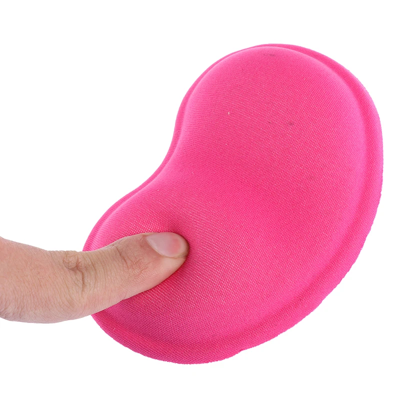Комфортная 3D подставка для запястья в форме сердца Силикагель Подушка для рук Memory хлопковая коврик для мыши для офиса