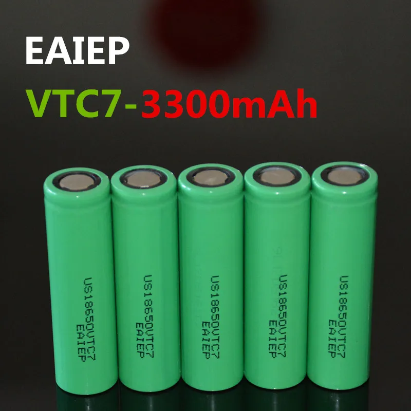 5 шт. EAIEP 18650 3300 мАч разряд US18650VTC7 батарея li-ion 3 7 в перезаряжаемая | Электроника