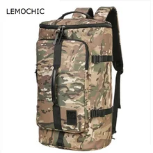 LEMOCHIC High quality large capacity men sports bag camping outdoor backpack mochila rucksack portable travel mountaineering bag