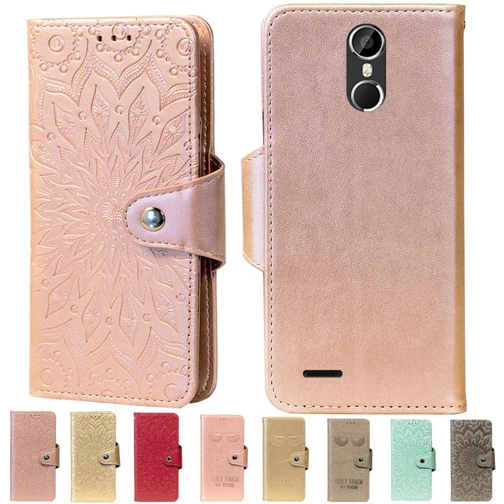 

Embossing Stand Flip PU Leather wallet Case Cover For Ulefone vienna Phone Cases