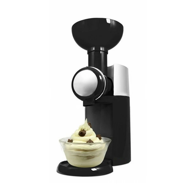 Высокое качество Автоматическая замороженная фруктовая десертная машина для Фруктового мороженого машина для приготовления молочных коктейлей машина ЕС/AU/UK/US Прямая - Цвет: Black