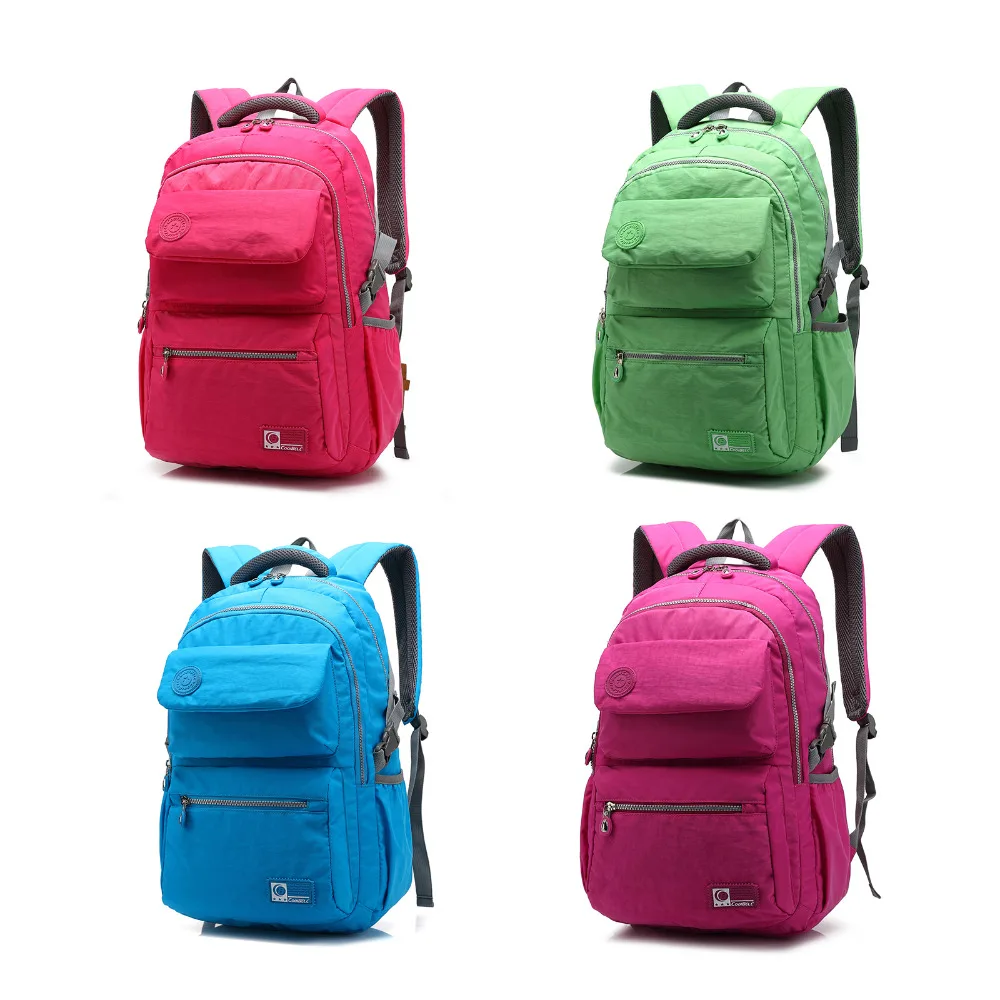15.6" Laptop Backpacks For Girls Teenagers Multifunctional Feminine Backpack School Mochila
