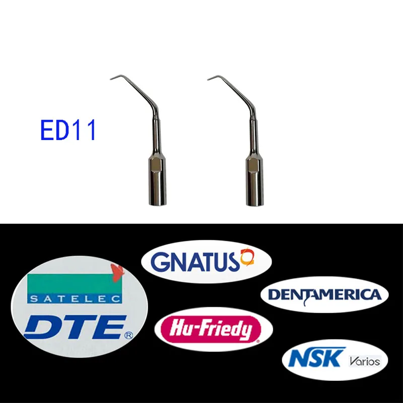 

2 pieces/lot Dental Scaler Endo Tip ED11 for DTE/ Satelec/ NSK/ Gnatus/ Bonart