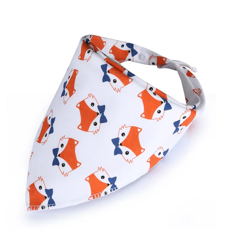 Cotton Baby Bibs Bandana Feeding Brup Cloth for Infant Newborns Saliva Towel Scarf Kids Toddler Baby Care Boys Girls Stuff Bib