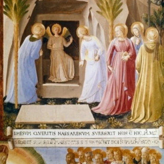 Women at Sepulchre by Fra Angelico  1387-1455  Italy  Florence  Museo di San Marco Poster Print (24 x 36)