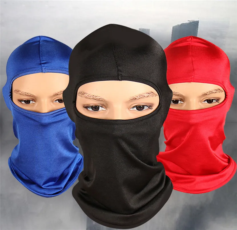 Outdoor Ski Motorcycle Cycling Balaclava Full Face Mask Neck Ultra Thin CZ-012 Sun Face Shield