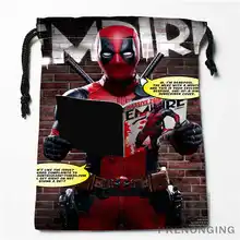 Пользовательские Марвел Дэдпул Drawstring Сумки Печать Мода Путешествия хранения мини мешок плавать Пешие прогулки игрушка мешок размер 18x22 см#171208-17