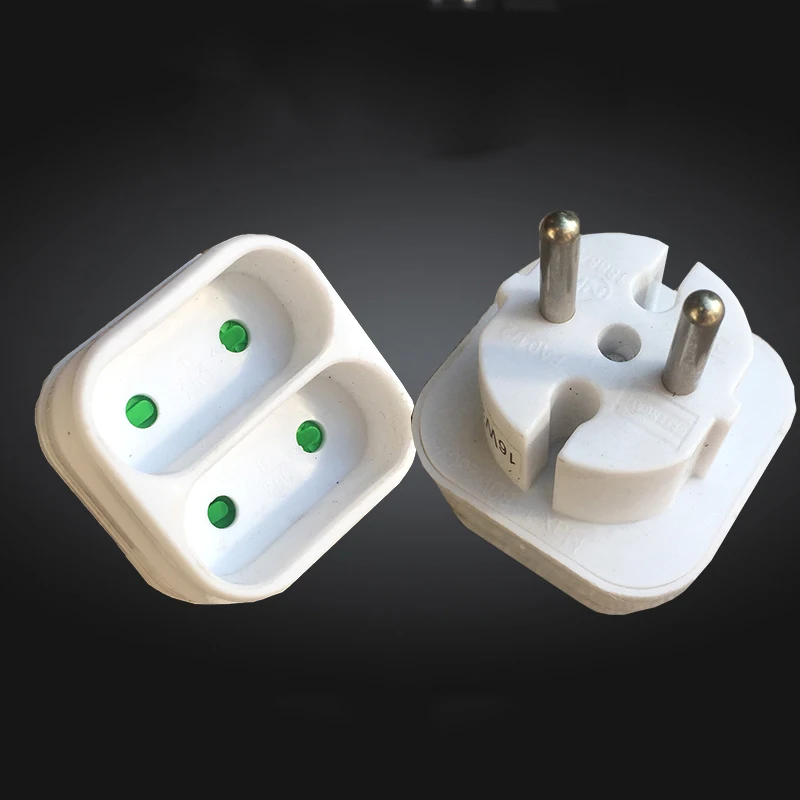 5PCS European standard power supply Conversion plug France standard