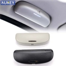 Gray SRXTZM for BMW 1 3 5 5GT X3 X4 X5 X6 F20 F21 F30 F31 F34 F07 F10 F11 F18 F01 F03 G11 Car Glasses Holder Case Sunglasses Storage Box Replace for Driver Side Overhead Grab Handle