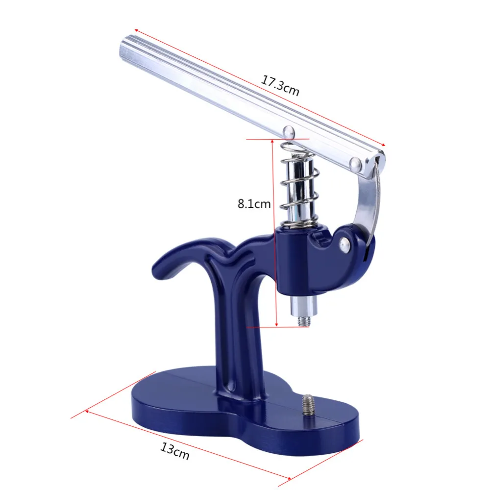 Профессиональный пресс-инструмент для часов, набор инструментов для ремонта часов с 12 штампами, практичный ручной инструмент, местная Быстрая