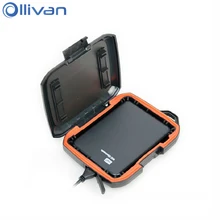 Ollivan Waterproof Rugged Case For WD Elements Dust-proof External Hard Drive Disk Bag Portable Hard-drive Storage Case Box