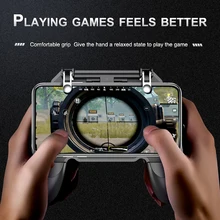 PUBG мобильный игровой контроллер геймпад триггер Aim Кнопка L1R1 джойстик для шутеров для IPhone Android телефон игровой коврик аксессуары