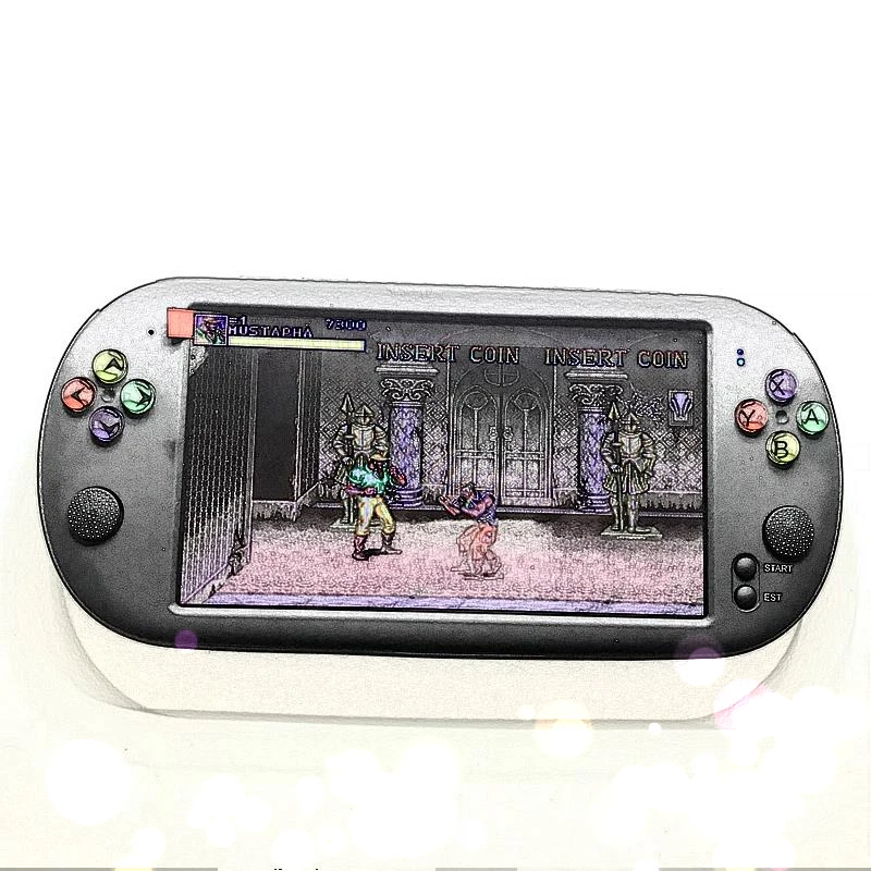Новые 7 дюймов игровой консоли Портативный поддержка для neogeo Аркады видео игры с