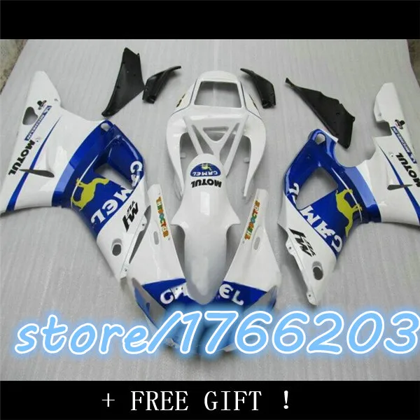 YZFR1 YZF1000 98 99 1998 1999 Белый Синий Полный обтекатель YZF-R1 98-99 YZF R1 | Автомобили и