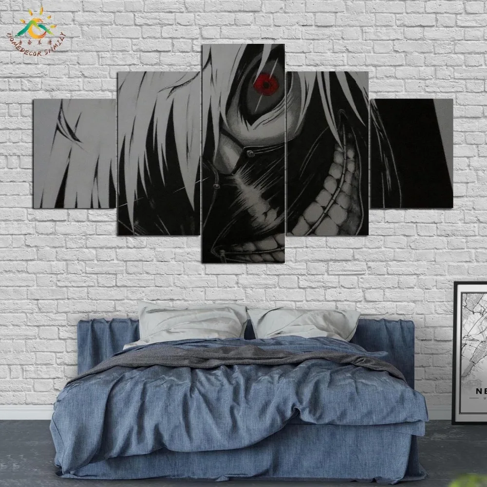 Аниме Tokyo Ghoul Eye Картина на холсте постеры и принты декоративная картина украшение