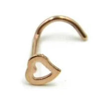 Женские в форме сердца Клубные носовые шпильки из нержавеющей стали для вечеринки свадебные ювелирные украшения для пирсинга Fabala стильные