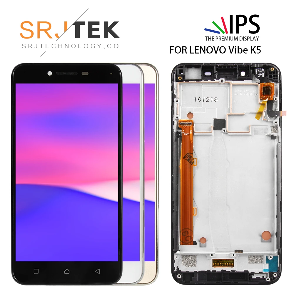 

For Lenovo Vibe K5 A6020A40 A6020 A40 LCD Display Touch Screen Digitizer Assembly With Frame For Lenovo Vibe K5 Replacement Part