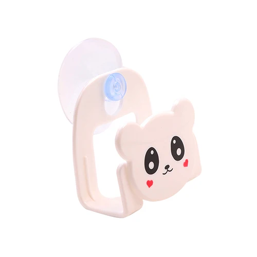 Белый Lovely Good Quality Cartoon Dish Cloth Sponge Holder With Suction Cup Home Decor Dinning Room Kitchen Accessories Organizer - Цвет: Белый