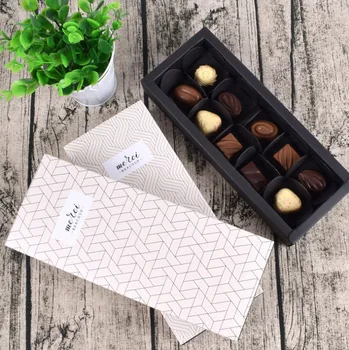 

2018 New 100pcs High grade rectangular drawing Valentine's Day Chocolate drawer gift box