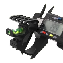 Металлический уровень пузырьков для 20 мм Пикатинни Вивер винтовка 30 мм прицел RMR крепление