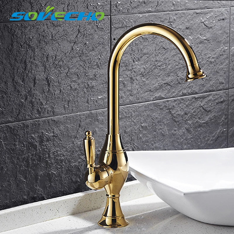 

Basin Faucets Antique Glossy Bathroom Sink Faucet kitchen faucet Handle Bath kitchen Mixer Taps