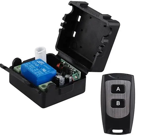 

2016 hot DC 12V 10A 1CH Wireless RF Remote Control Switch Waterproof Transmitter &Receiver without battery best price