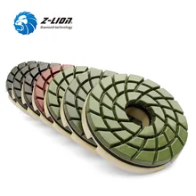 Z-LION " 7 шт./компл. Улитка Замок алмазные шлифовальные колодки смолы Бонд алмазный шлифовальный круг для Гранит бетона Мрамор абразивный инструмент