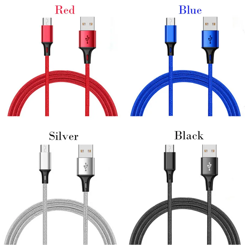 Кабель Micro USB для передачи данных и зарядки 25 см 1 м 2 3 м|Кабели мобильных телефонов|